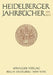 Heidelberger Jahrbücher by Kenneth A. Loparo