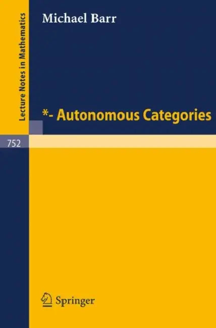 Autonomous Categories by M. Barr, Po-Hsiang Chu
