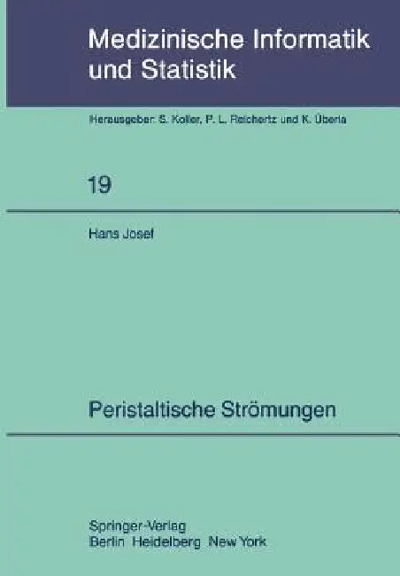 Peristaltische Strömungen by Hans J. Rath