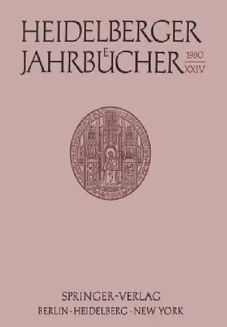 Heidelberger Jahrbücher by Kenneth A. Loparo