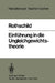 Einführung in Die Ungleichgewichtstheorie by Kurt W. Rothschild
