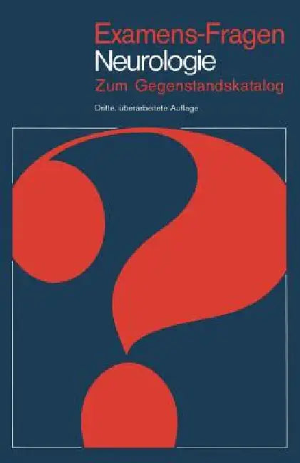 Neurologie: Zum Gegenstandskatalog by K. L. Birnberger, D. Burg