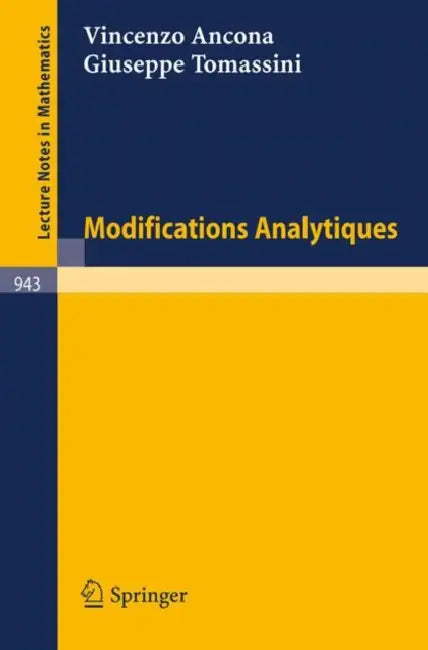 Modifications Analytiques by Vincenzo Ancona, Giuseppe Tomassini