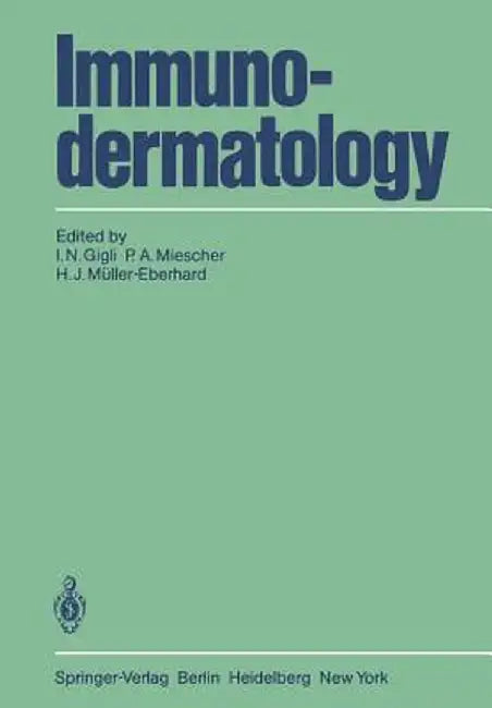 Immunodermatology by I. N. Gigli