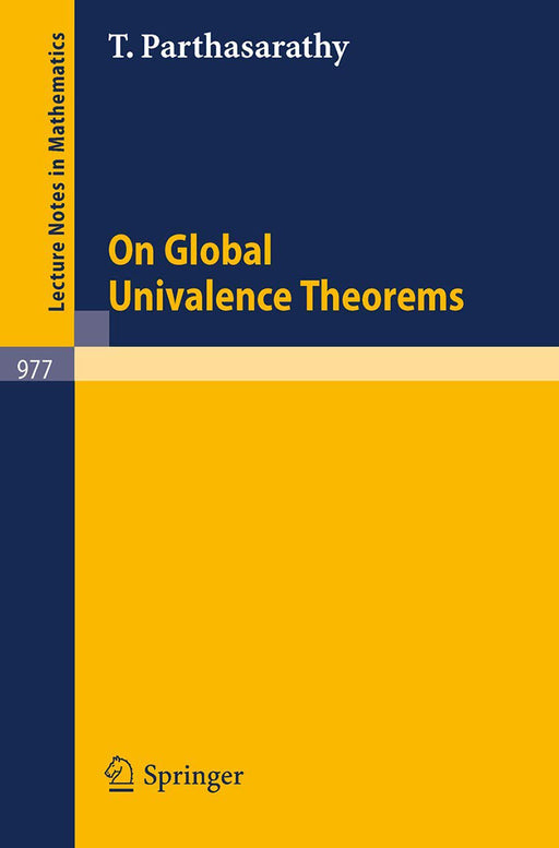 On Global Univalence Theorems by T. Parthasarathy