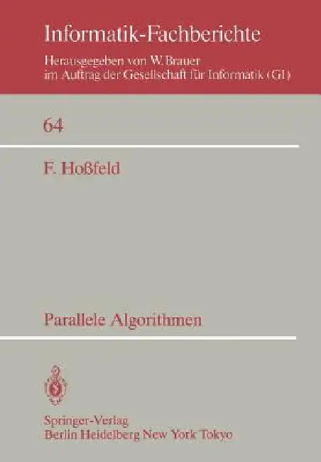 Parallele Algorithmen by F. Hossfeld