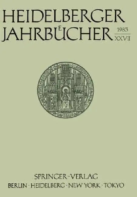 Heidelberger Jahrbücher by Kenneth A. Loparo