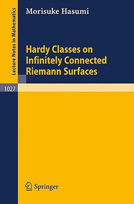 Hardy Classes On Infinitely Connected Riemann Surfaces by M. Hasumi