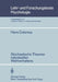 Stochastische Theorien Individuellen Wahlverhaltens by H. Colonius