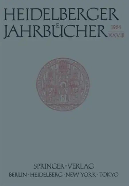 Heidelberger Jahrbücher by Kenneth A. Loparo