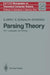 Parsing Theory: Volume I Languages and Parsing by Seppo Sippu