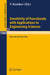 Sensitivity Of Functionals With Applications To Engineering Sciences: Proceedings of a Special Session of the American Mathematical Society Spring ... City, May 1983 by V. Komkov