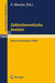 Zahlentheoretische Analysis: Wiener Seminarberichte 1980-82 by E. Hlawka