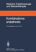 Kombinationsanästhesie by Wolfgang Dick