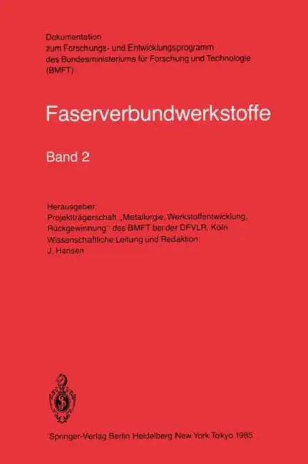 Faserverbundwerkstoffe by J. Hansen