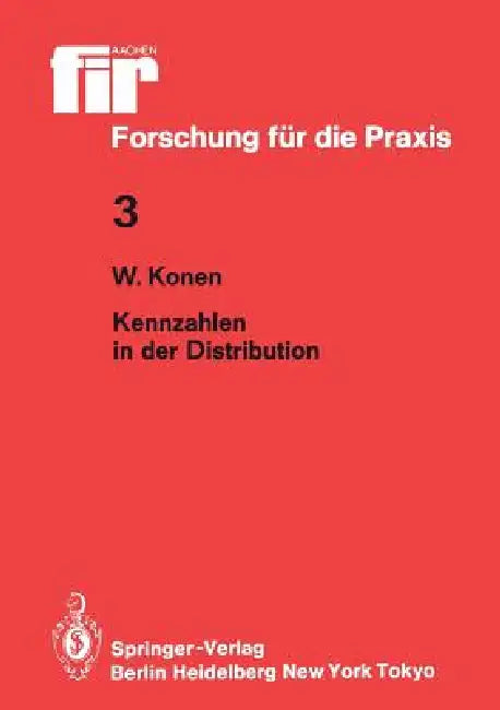 Kennzahlen in Der Distribution by Werner Konen