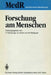 Forschung Am Menschen by H. Kleinsorge, E. Buchborn, G. Hirsch