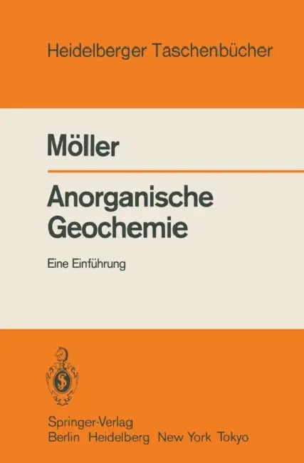Anorganische Geochemie: Eine Einführung by Peter Möller