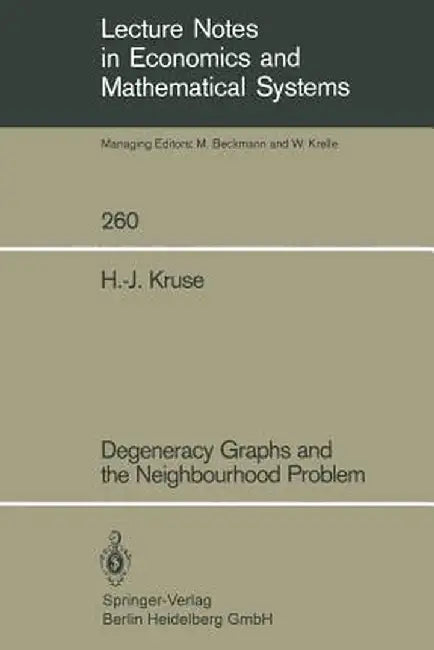 Degeneracy Graphs and the Neighbourhood Problem by H. -J Kruse