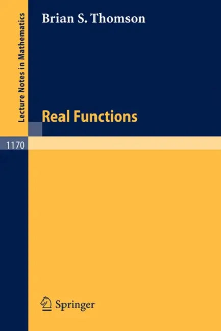 Real Functions by Brian S. Thomson