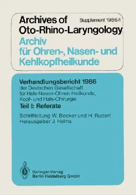 Referate by W. Becker, H. Rudert