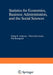 Statistics for Economics, Business Administration, and the Social Sciences by Erling B. Andersen