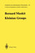 Kleinian Groups by Bernard Maskit