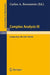Complex Analysis Iii: Proceedings of the Special Year Held at the University of Maryland, College Park, 1985-86 by Carlos A. Berenstein