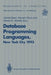 Database Programming Languages (Dbpl-4): Proceedings of the Fourth International Workshop on Database Programming Languages -- Object Models and Langu by Catriel Beeri