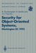 Security for Object-Oriented Systems: Proceedings of the Oopsla-93 Conference Workshop on Security for Object-Oriented Systems, Washington DC, Usa, 26 by Bhavani Thuraisingham