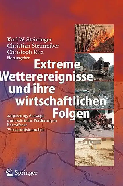 Extreme Wetterereignisse und ihre wirtschaftlichen Folgen: Anpassung, Auswege und politische Forderungen betroffener Wirtschaftsbranchen by Karl Werner Steininger, Christian Steinreiber, Christoph Ritz