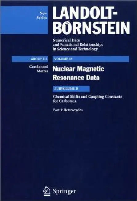 Heterocycles by R. R. Gupta, M. Jain, M. D. Lechner