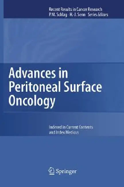 Advances in Peritoneal Surface Oncology by S. González-Moreno