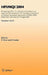Hfi/Nqi 2004: Proceedings of the 13th International Conference on Hyperfine Interactions and 17th International Symposium on Nuclear Quadrupole Intera by K. Maier, R. Vianden