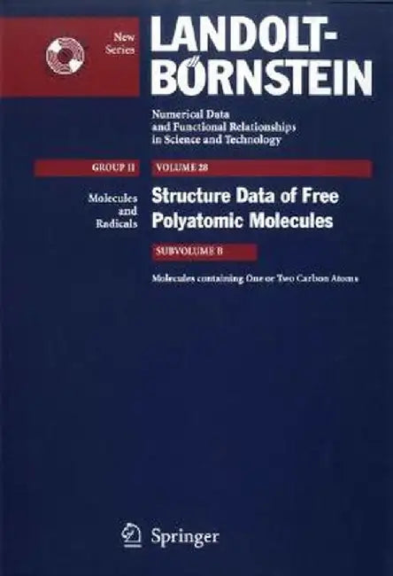 Molecules Containing One or Two Carbon Atoms by E. Hirota