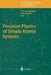 Precision Physics of Simple Atomic Systems by Savely G. Karshenboim