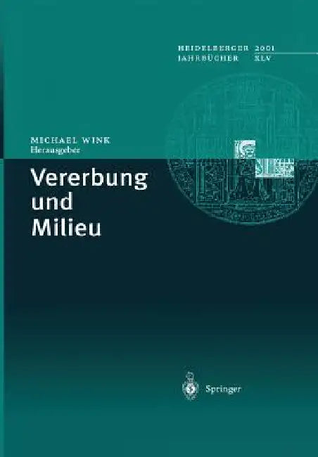 Vererbung Und Milieu by C. R. Bartran, U. Gerhardt, D. Dölling