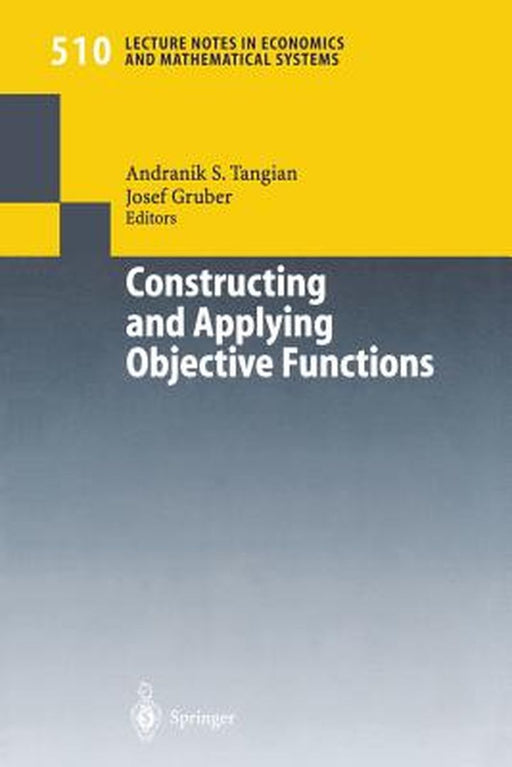 Constructing and Applying Objective Functions: Proceedings of the Fourth International Conference on Econometric Decision Models Constructing and Appl by Andranik S. Tangian
