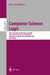 Computer Science Logic: 16th International Workshop, CSL 2002, 11th Annual Conference of the Eacsl, Edinburgh, Scotland, Uk, September by Julian Bradfield