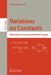 Variations on Constants: Flow Analysis of Sequential and Parallel Programs by Markus Müller-Olm