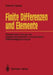 Finite Differenzen Und Elemente: Numerische Lösung Von Variationsproblemen Und Partiellen Differentialgleichungen by Dietrich Marsal