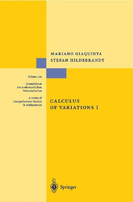 Calculus of Variations I by Mariano Giaquinta