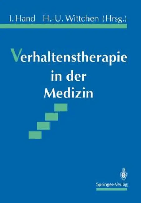 Verhaltenstherapie in Der Medizin by Iver Hand, Hans-Ulrich Wittchen
