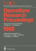 Dgor: Papers of the 17th Annual Meeting / Vorträge Der 17. Jahrestagung 1988 by Dieter Pressmar