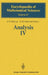 Analysis-Iv: Linear and Boundary Integral Equation by V.G. Mazya, Others