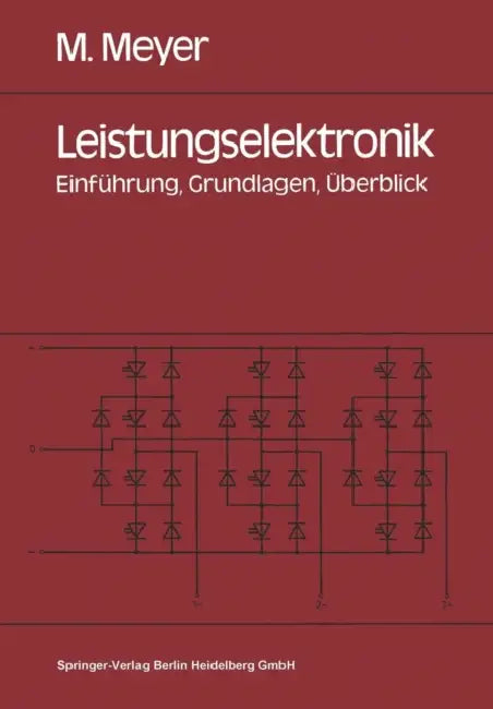 Leistungselektronik: Einführung. Grundlagen. Überblick by Manfred Meyer