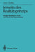 Jenseits Des Realitätsprinzips: Multiple Realitäten in Klinik Und Theorie Der Psychoanalyse by John S. Kafka, H. -J Grünzig
