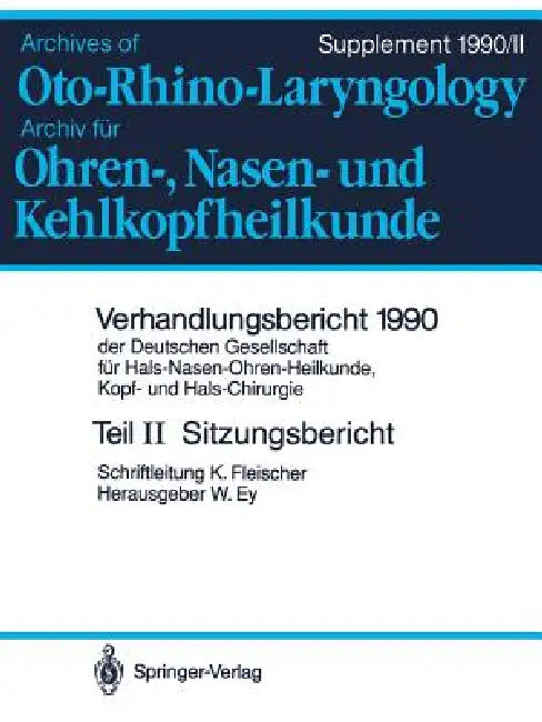 Teil II: Sitzungsbericht by Konrad Fleischer, Werner Ey