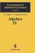 Algebra IV: Infinite Groups. Linear Groups by A. I. Kostrikin