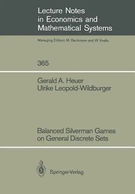 Balanced Silverman Games on General Discrete Sets by Gerald A. Heuer